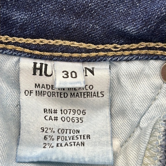 Hudson Jeans Collin Flap Skinny Ankle Size 30 Backflap Pockets - Picture 10 of 16
